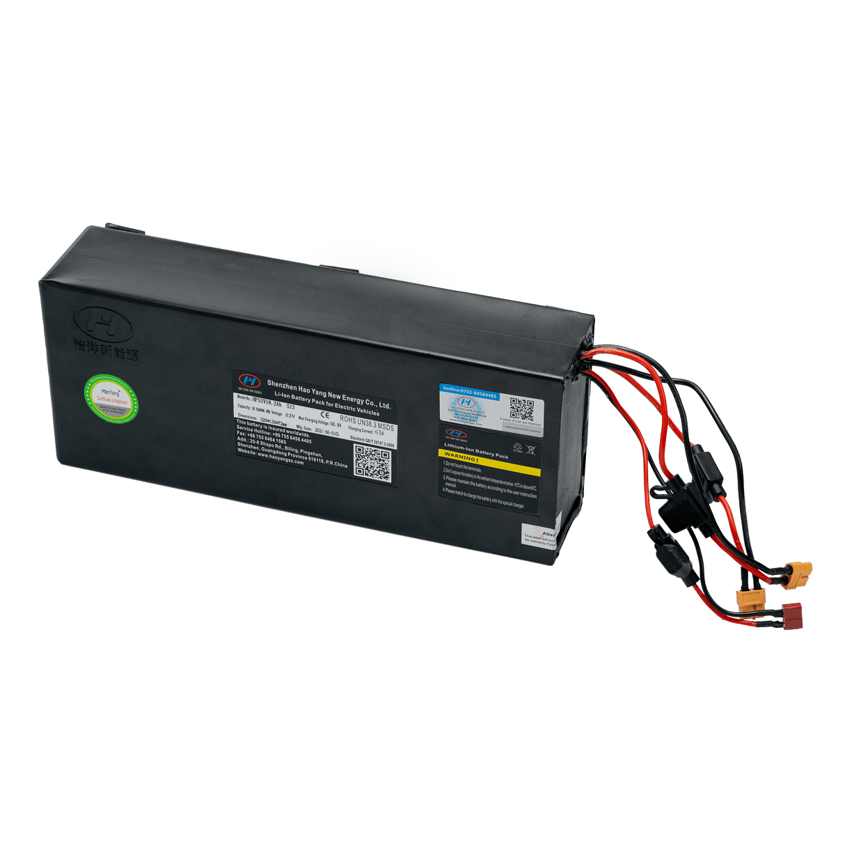 P1+ 52V 18Ah Lithium Ion Battery | EnviroRides